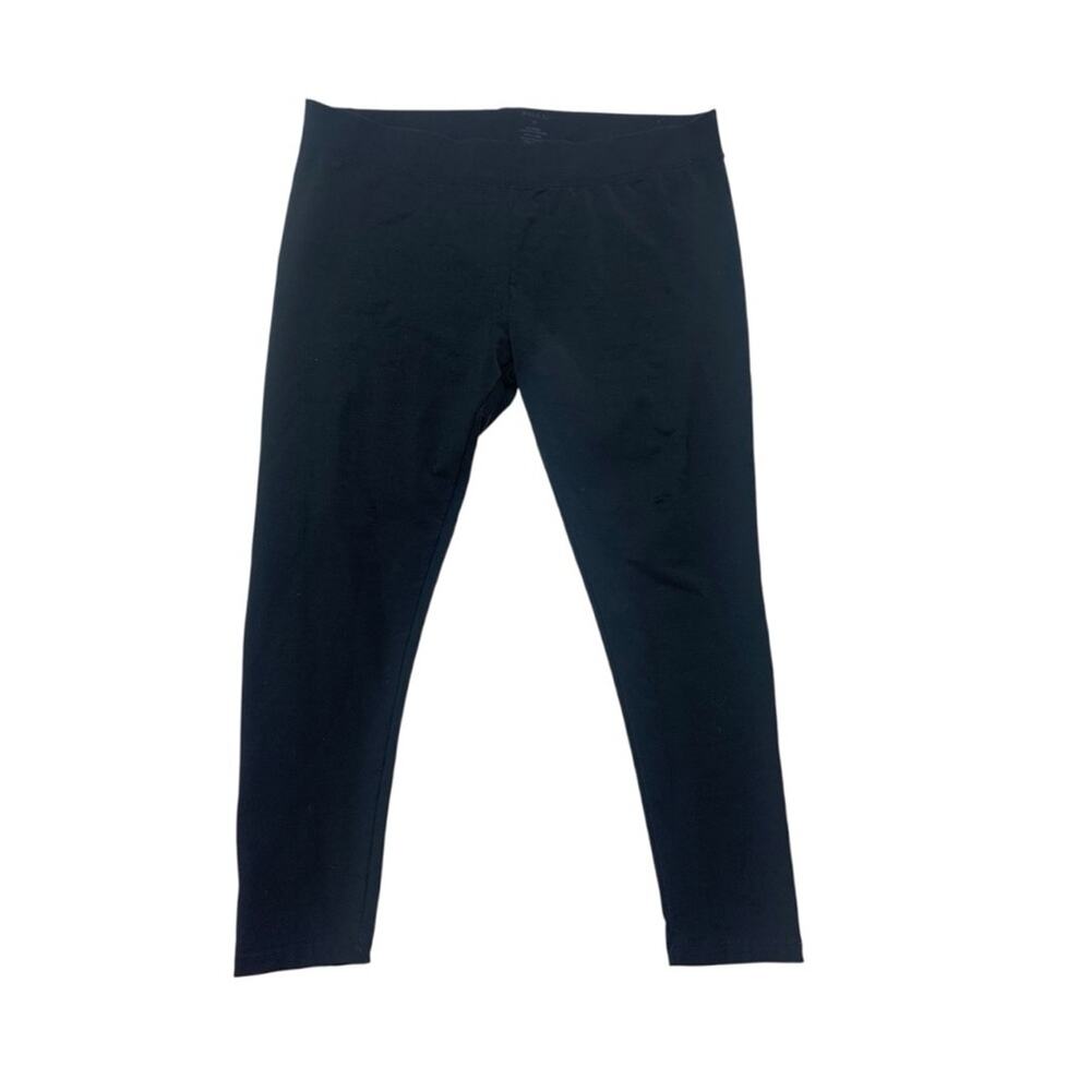 Woolx size 1x Black Leggings wool cold weather base layer